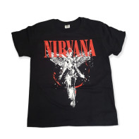 Pánske metalové tričko Nirvana anjel