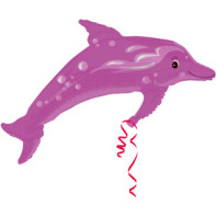 Fóliový balón ružový delfín 96 cm