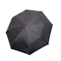 Dáždnik  skladací - čierny pás a lem po okrajoch