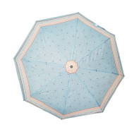 Dáždnik skladací manuálny -modrý ornament