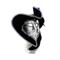 Trblietavá maska s klobúkom – dámska B-Tovar