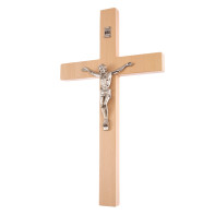 Drevený krížik  Ježiš z bukového dreva